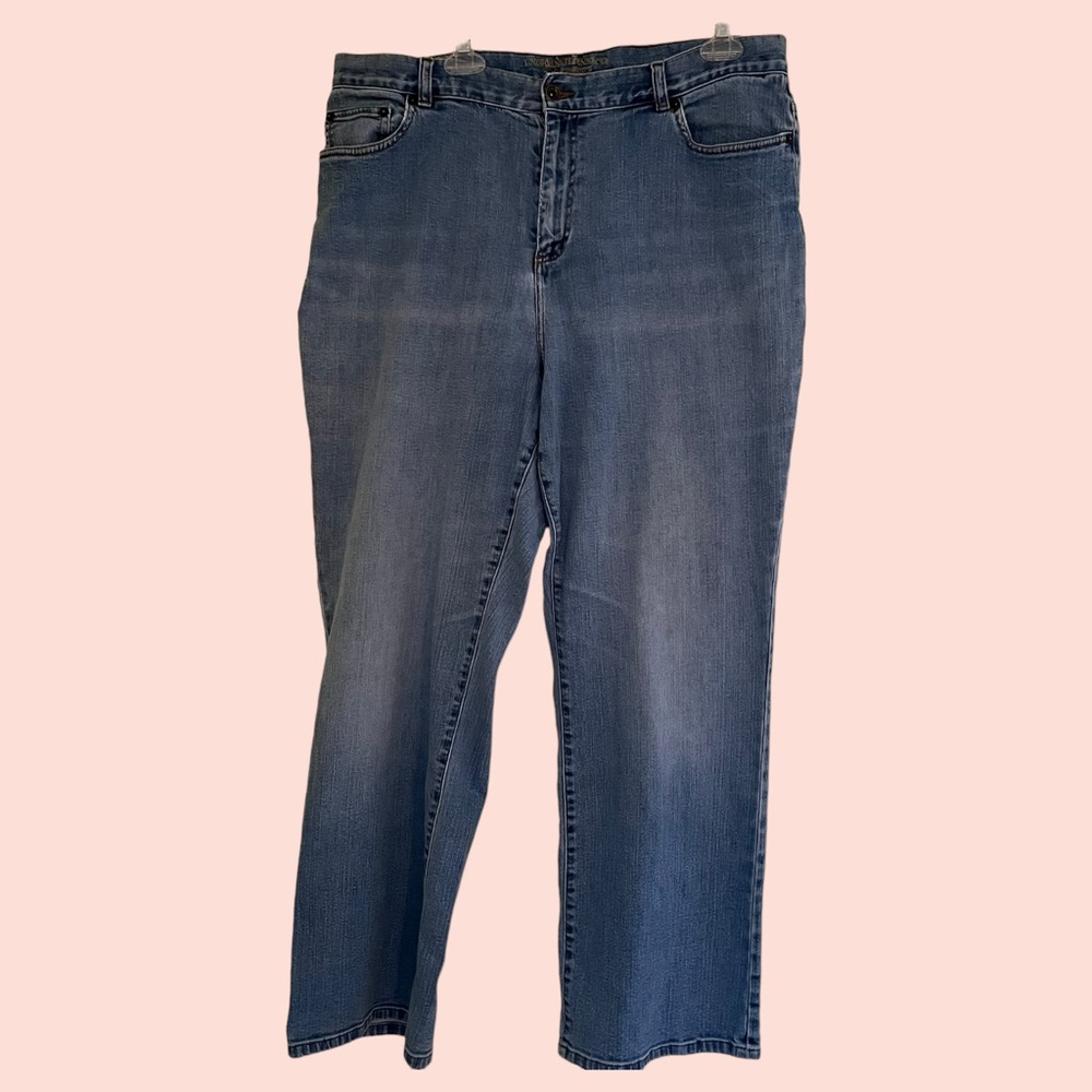 Lauren Jeans Premium Denim Straight Leg Jean 16